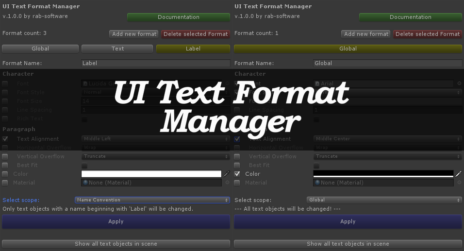 UITextFormatManager