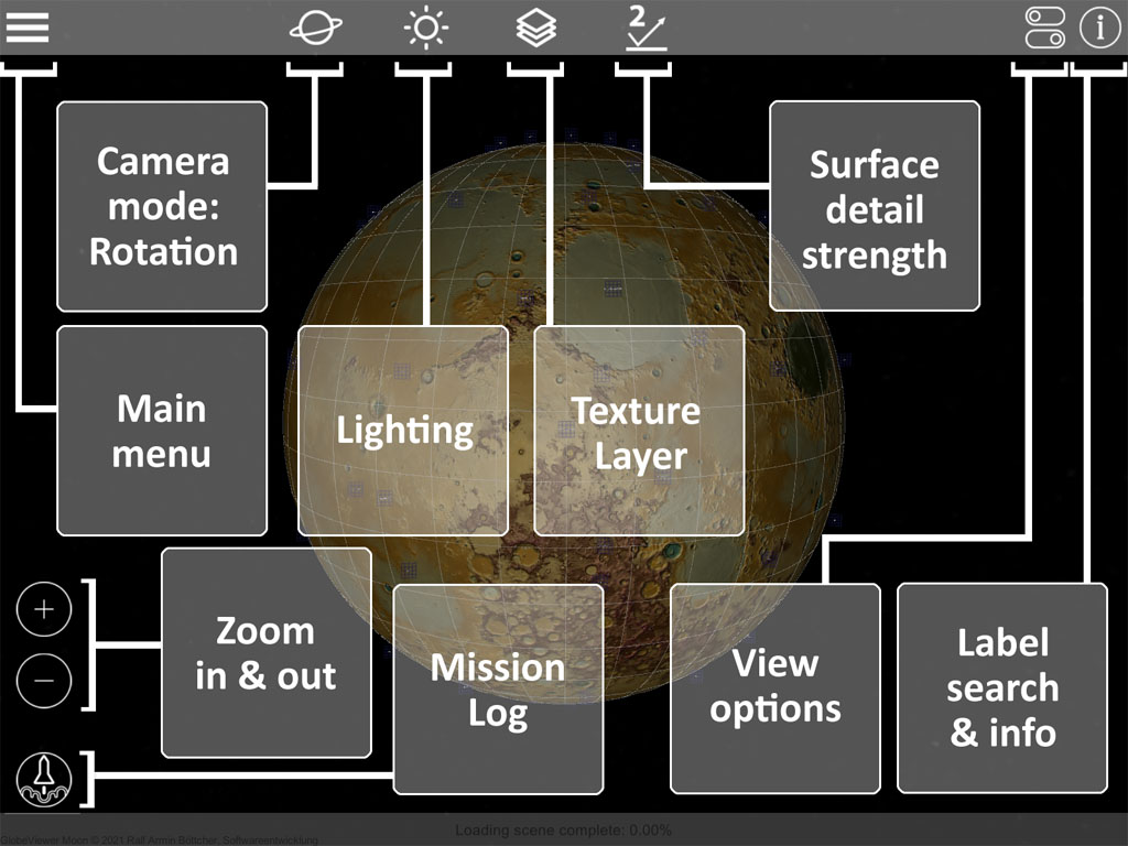 Introducing GlobeViewer Moon App (iOS & Android) - Vendor and Group ...