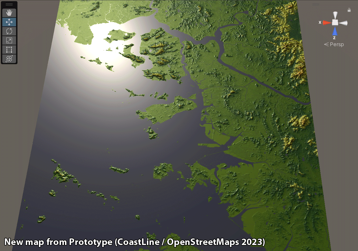 Representation of different OpenStreetMap data layers