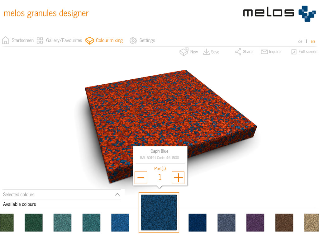 Melos Granules Designer App